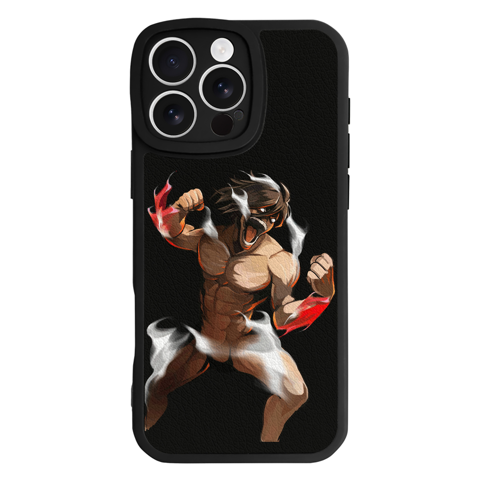 （画像用） 進撃の巨人 Attack on Titan 【iPhone 16シリーズ対応】シリコンスマホケース（レザー調） 材質：シリコン